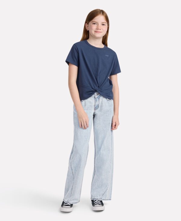 Girls Low-Rise Seamed Baggy Jeans
