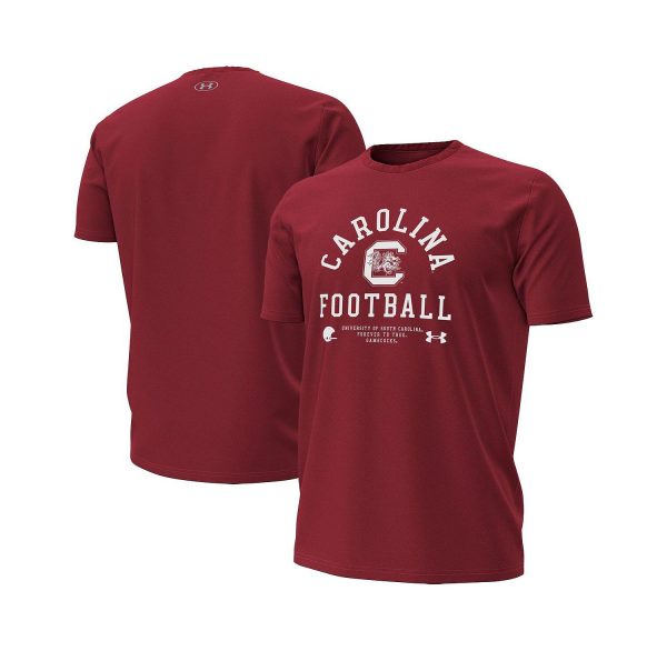 Men's Garnet South Carolina Gamecocks 2025 Sideline Football Performance T-Shirt