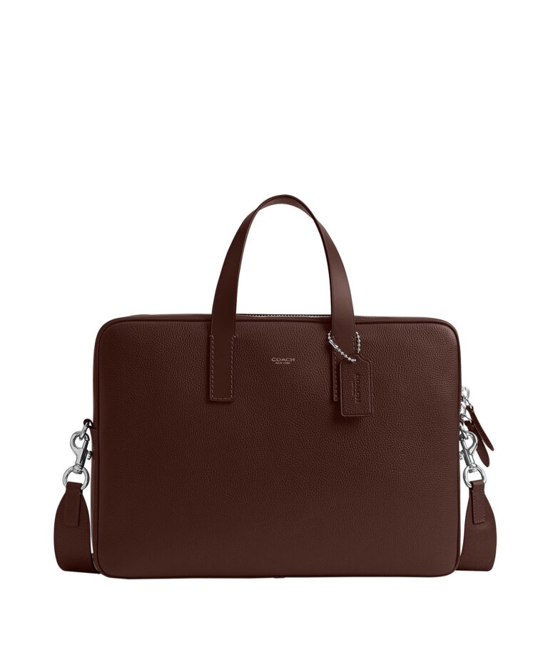 Men's Carlyle Polished Pebble Brief Bag