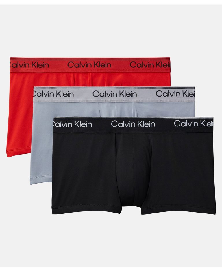 Men's Low-Rise Trunks, 3-Pack