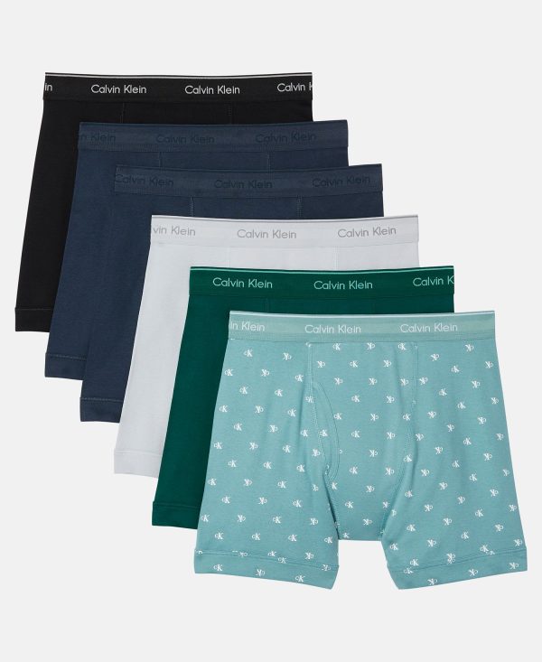 Men's 5+1 Bonus Pack Classic Cotton Boxer Briefs