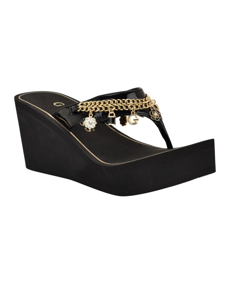 Women's Sutton Charms EVA Thong Wedge Sandals