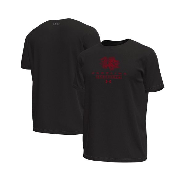 Men's Black South Carolina Gamecocks Stack Stretch Performance T-Shirt