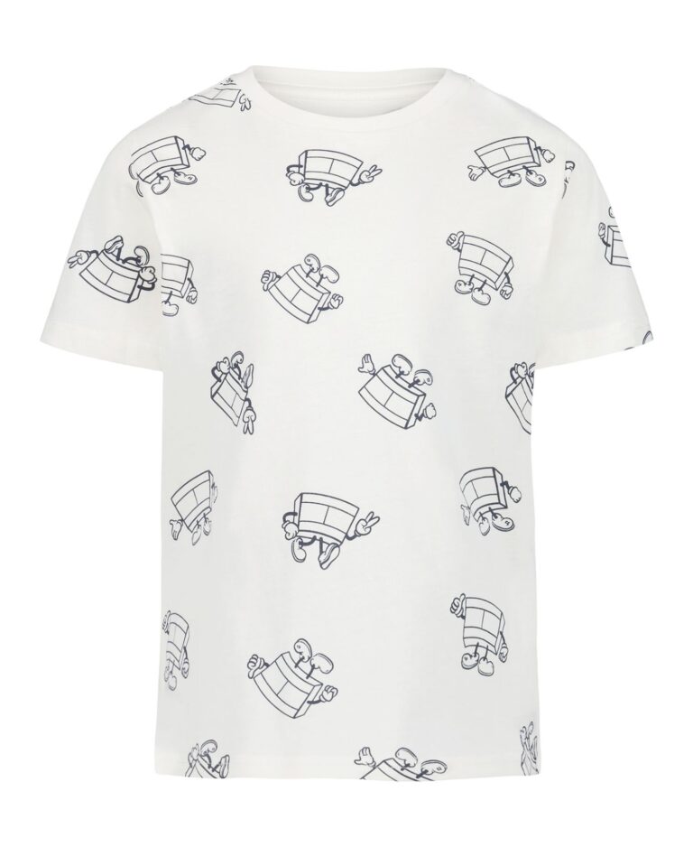 Toddler and Little Boys' Allover Printed T-Shirt