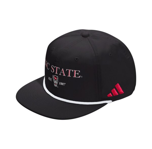 Men's and Women's Black NC State Wolfpack Seasonal Rope Adjustable Hat