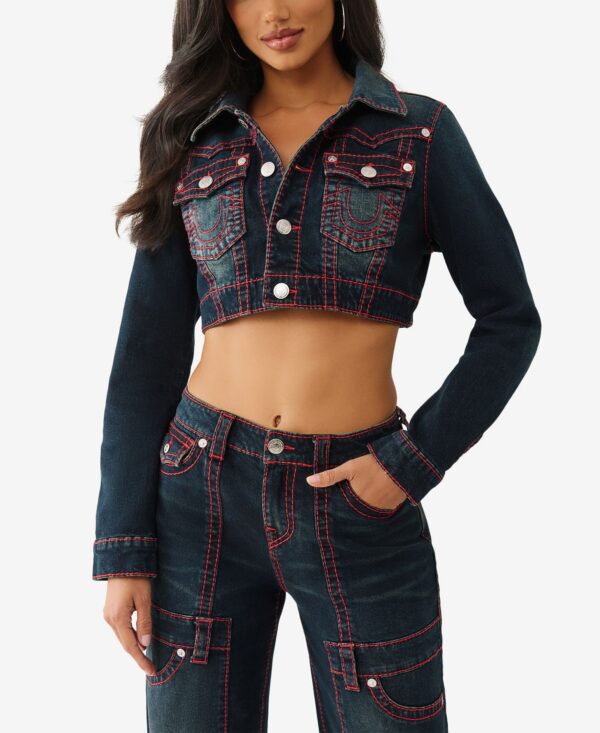 Women's Crop Big T Mini Jacket