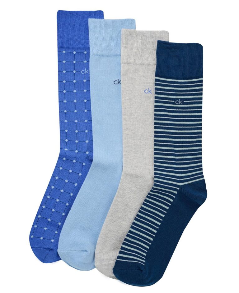 Men's Crew Socks, 4-Pack