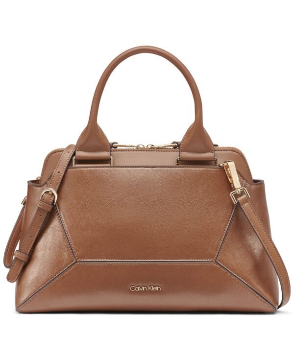 Heidi Top Zipper Convertible Satchel