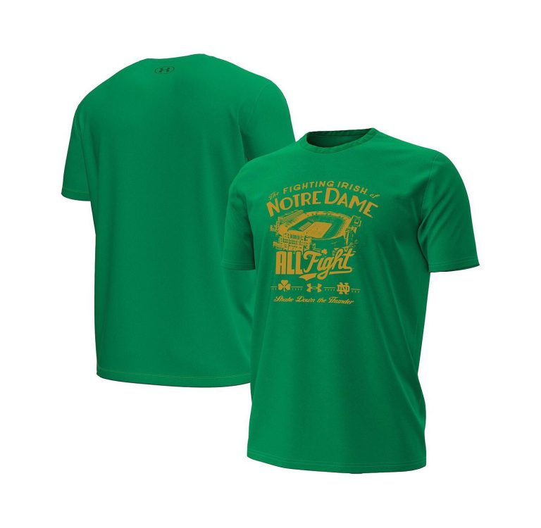 Men's Kelly Green Notre Dame Fighting Irish Stadium T-Shirt