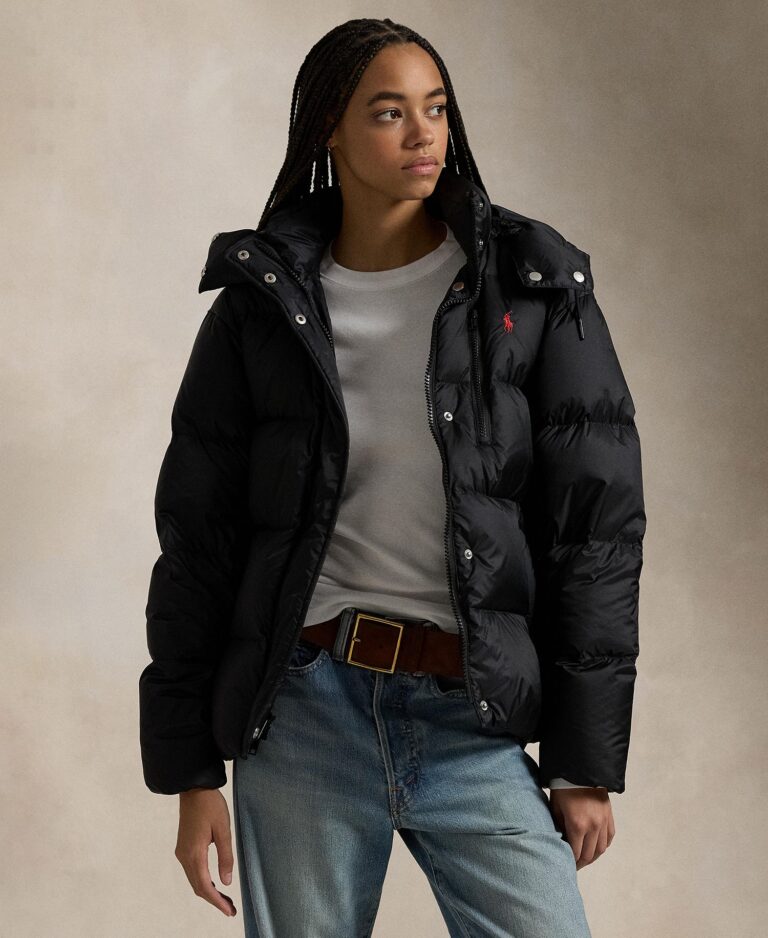 Women's Water-Resistant Long Sleeve Quilt Jacket