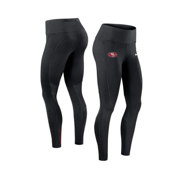 Women's Black San Francisco 49ers Primetime Epic Fast Performance Leggings