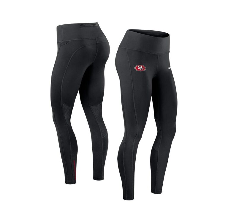 Women's Black San Francisco 49ers Primetime Epic Fast Performance Leggings