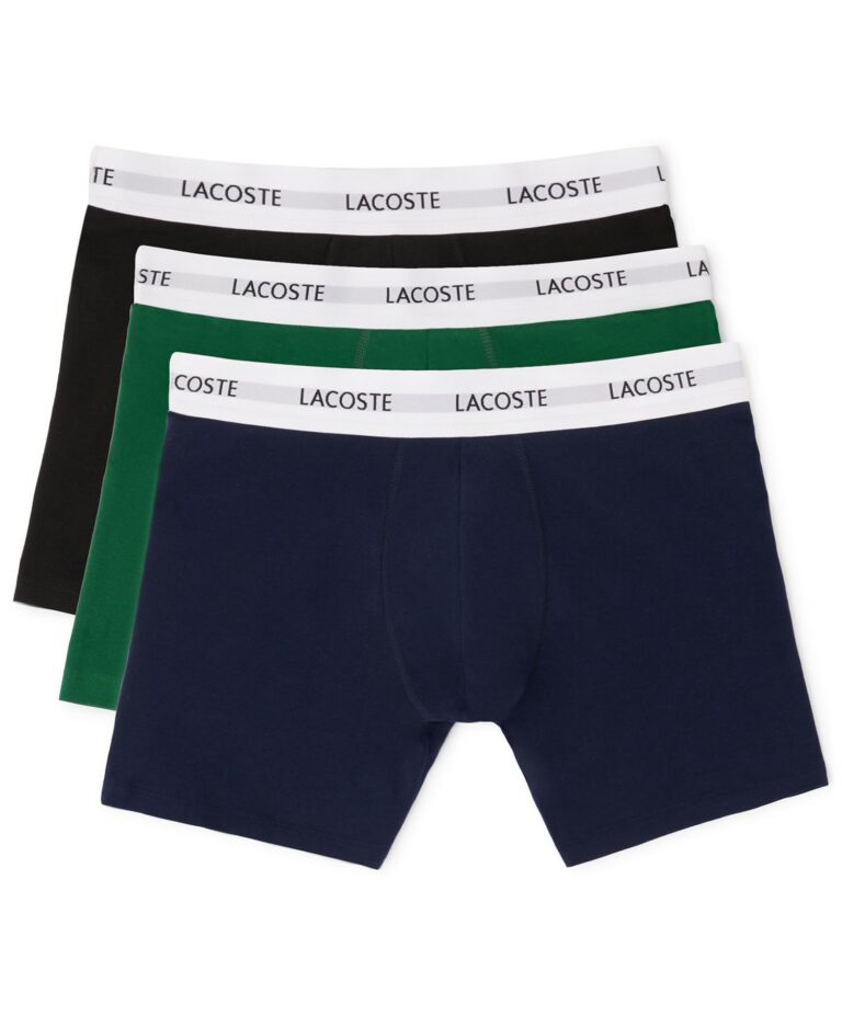 Men's 3-Pack Regular-Fit Logo Boxer Briefs