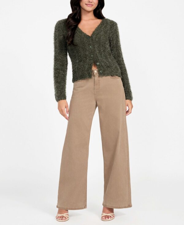 Women's Bea Open Stitch Long Sleeve Cardigan Sweater