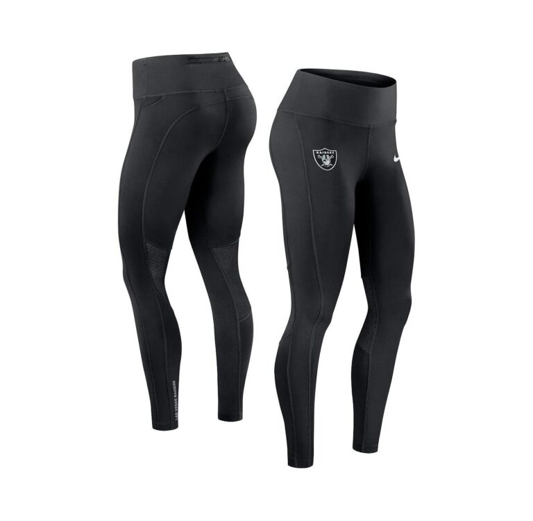 Women's Black Las Vegas Raiders Primetime Epic Fast Dri-FIT Leggings
