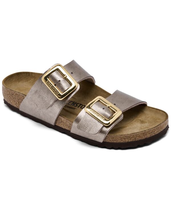 Women's Sydney Luxe Buckle Birko-Flor Sandals from Finish Line