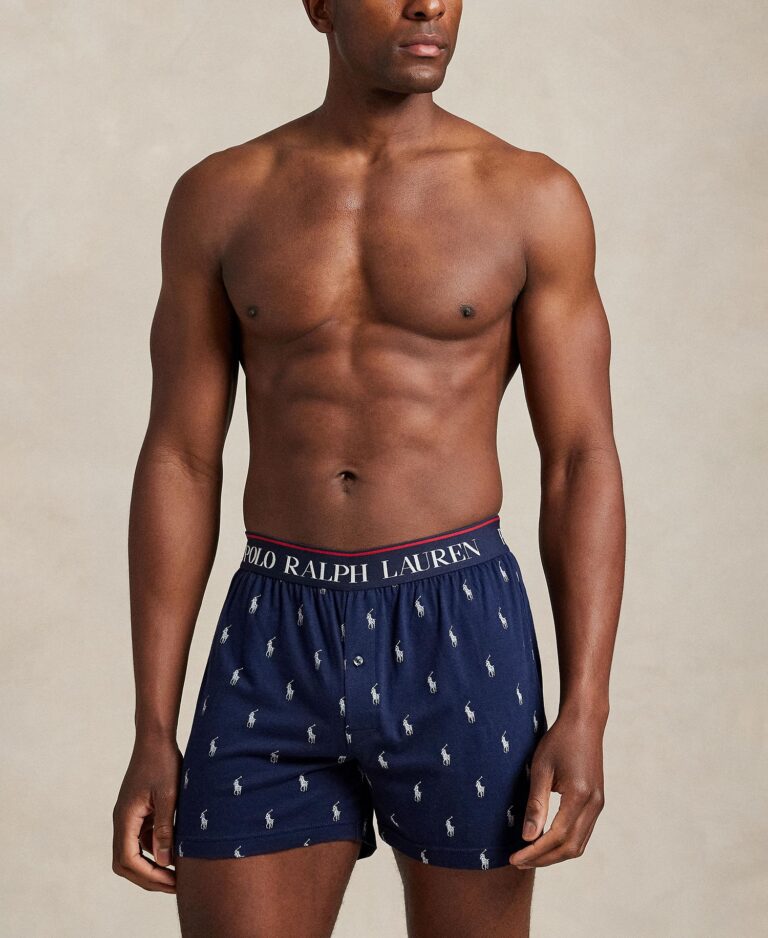 Men's Exposed Waistband Knit Boxers