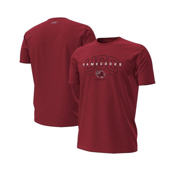Men's Garnet South Carolina Gamecocks Overlay Performance T-Shirt