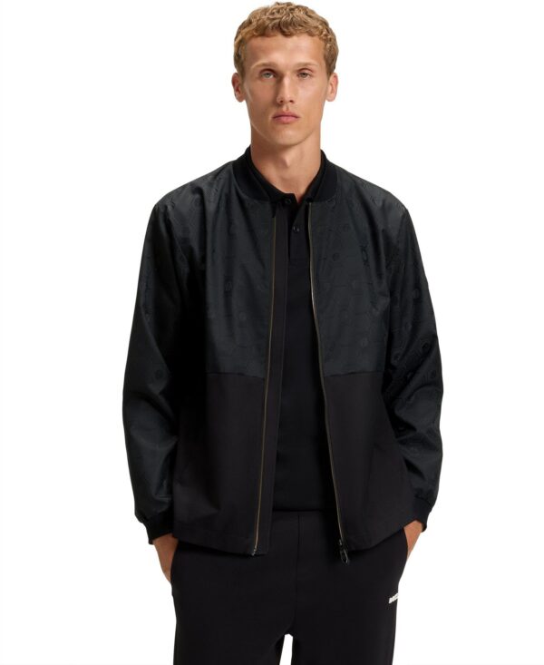 Men's Monogram Jacquard Bomber Jacket