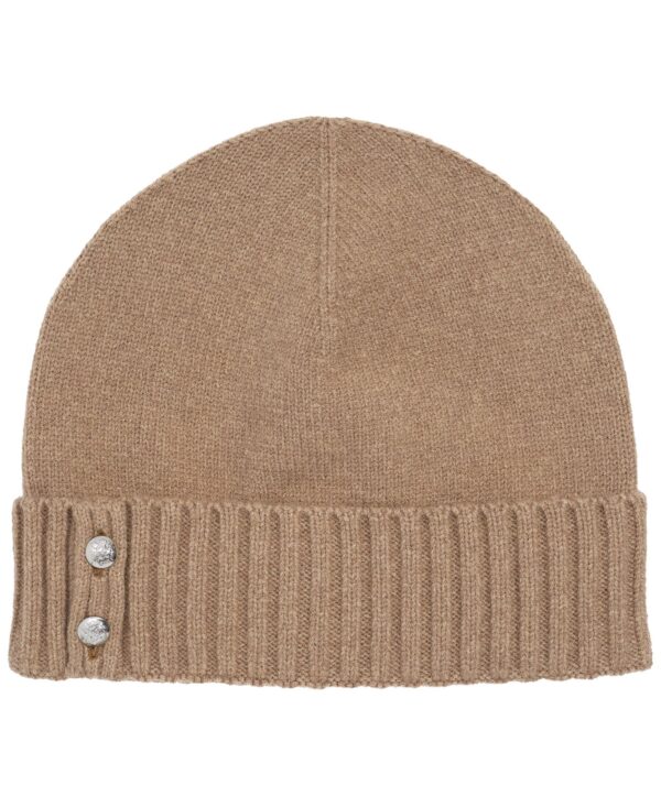 Crest Knit Beanie Hat