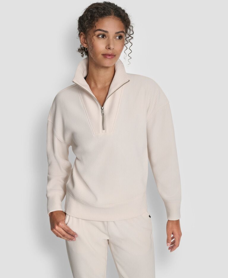 Women's Tech Ottoman Half-Zip Mock Neck Sweatshirt