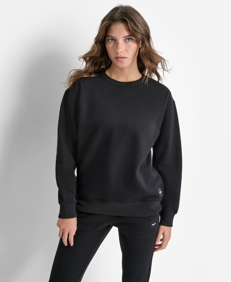 Women's Tonal Logo Patch Crewneck Sweatshirt