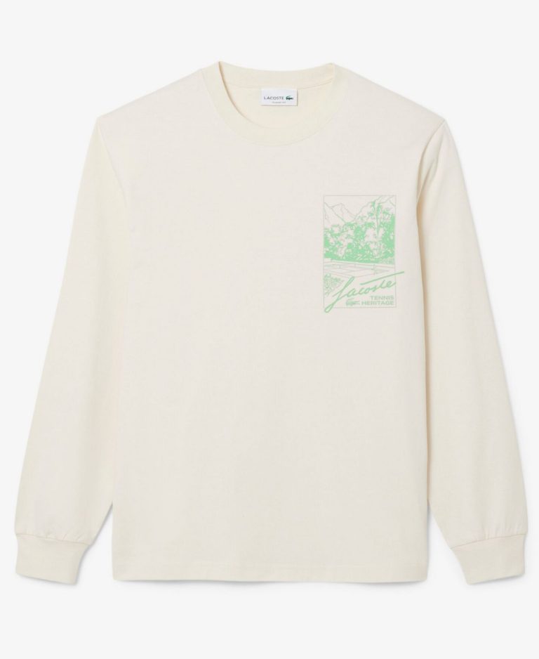 Men's Long-Sleeve Printed T-Shirt