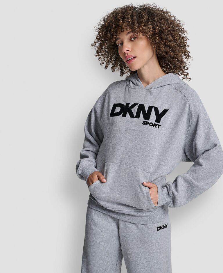 Women's Flock Logo Kanga Pocket Pull-On Hoodie