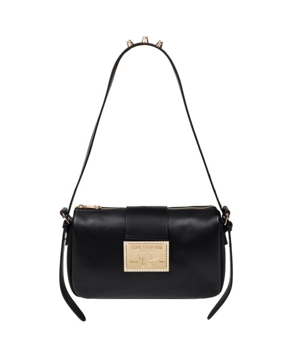 East West Shoulder Bag with Belt Buckle Tab