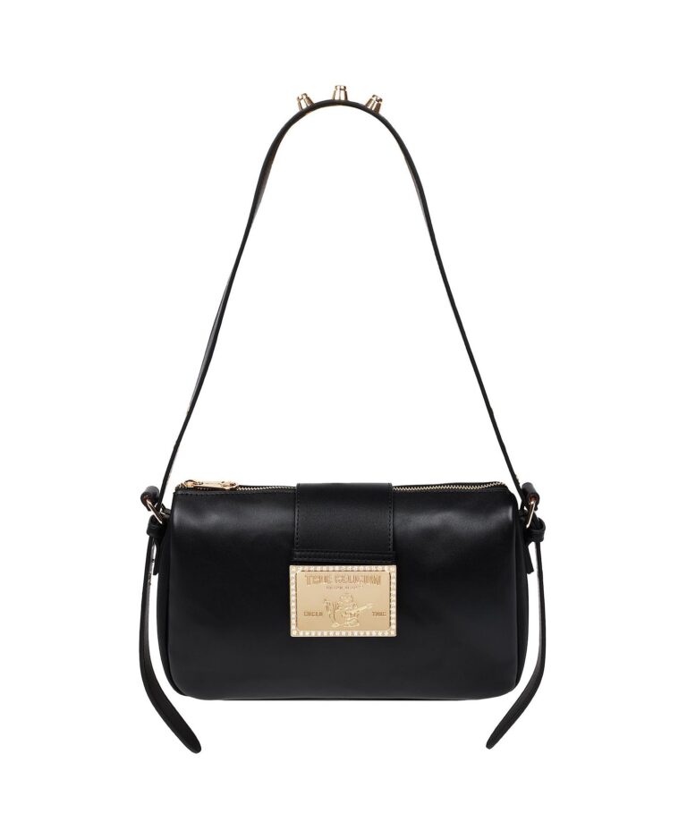 East West Shoulder Bag with Belt Buckle Tab