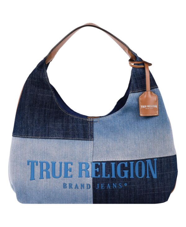 Patchwork Denim Hobo Bag