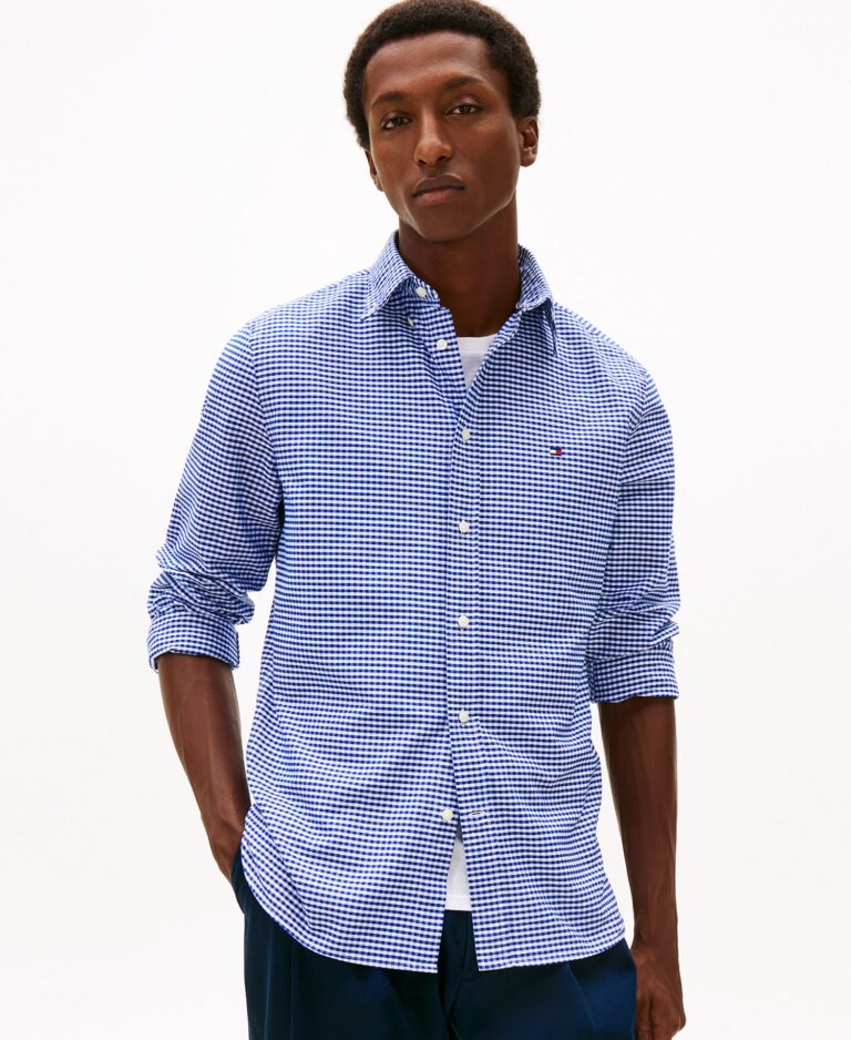 Men's Heritage Long-Sleeve Oxford Gingham Shirt