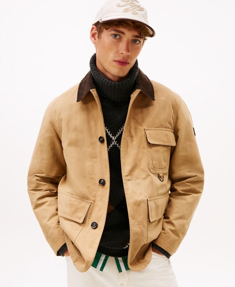 Men's Waxed Point Collar Barn Jacket