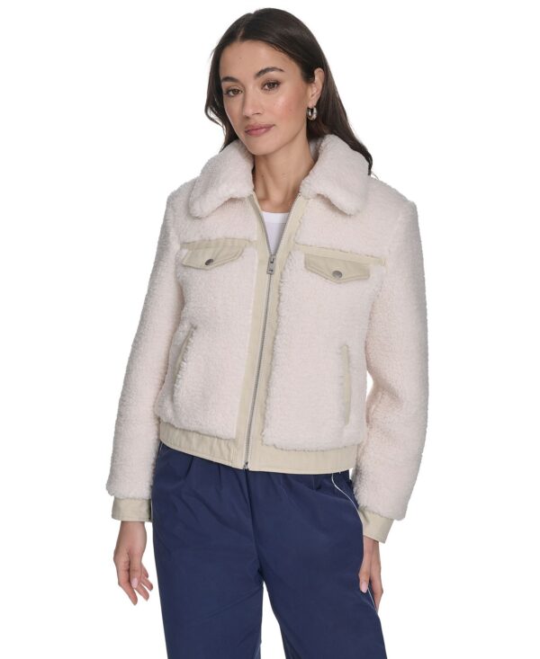 Women's Sherpa Zip-Front Jacket