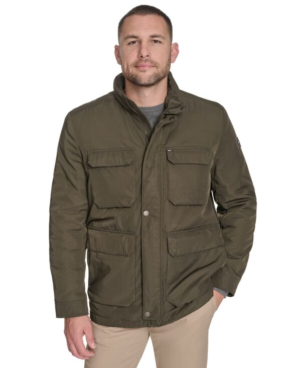 Men's Four Pocket Military-Inspired Field Jacket