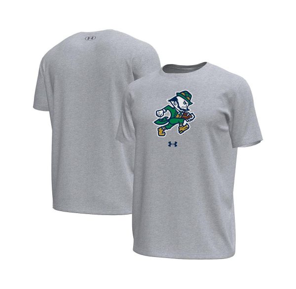 Men's Gray Notre Dame Fighting Irish Tech Stretch T-Shirt