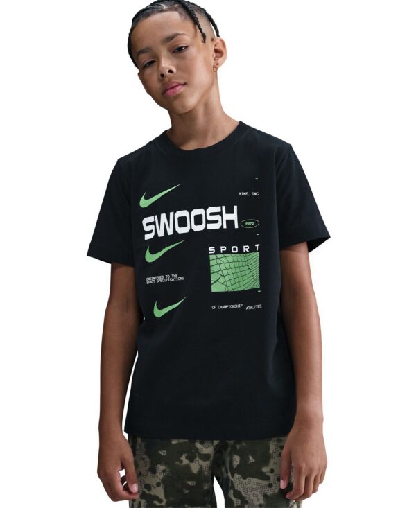 Big Kids Swoosh Printed T-Shirt