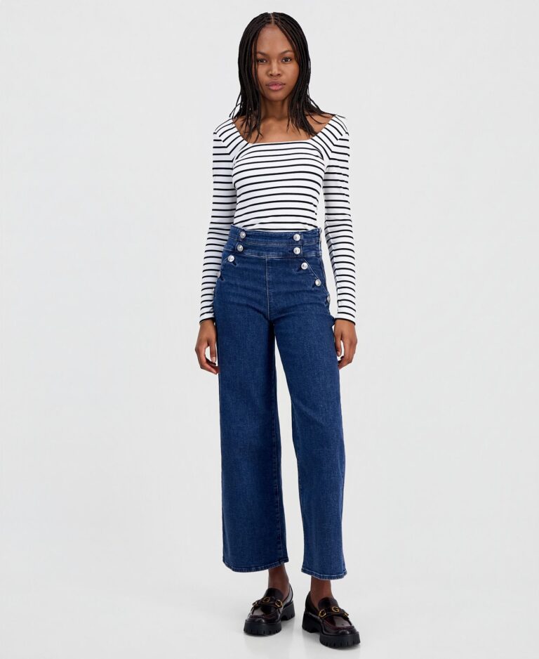 Women's Alina Wide-Leg Sailor Jeans