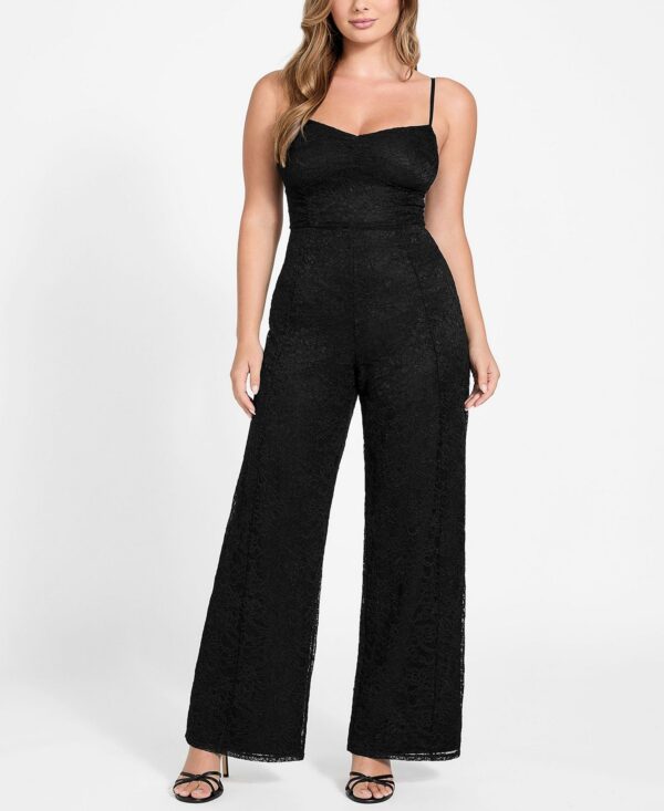 Women's Chloe Sleeveless Lace Sweetheart Neck Jumpsuit