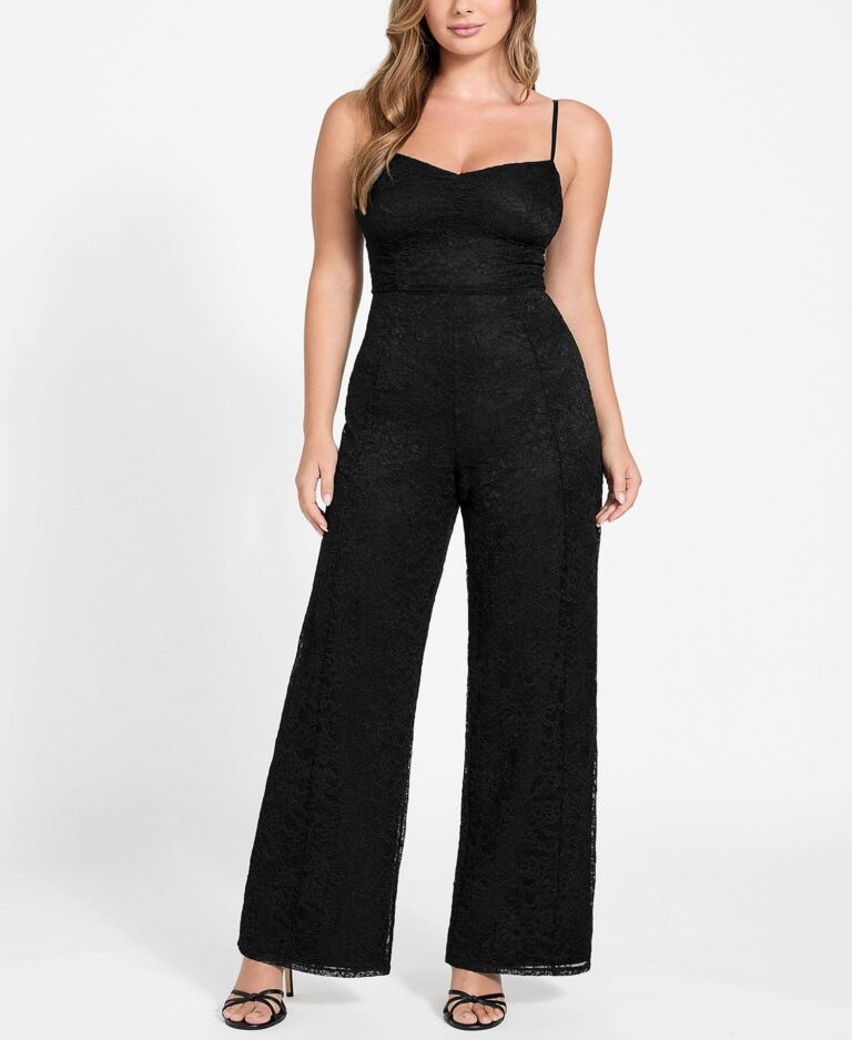 Women's Chloe Sleeveless Lace Sweetheart Neck Jumpsuit