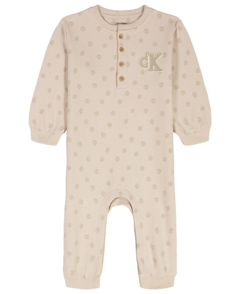 Baby Boys' and Girls' Crewneck Coverall