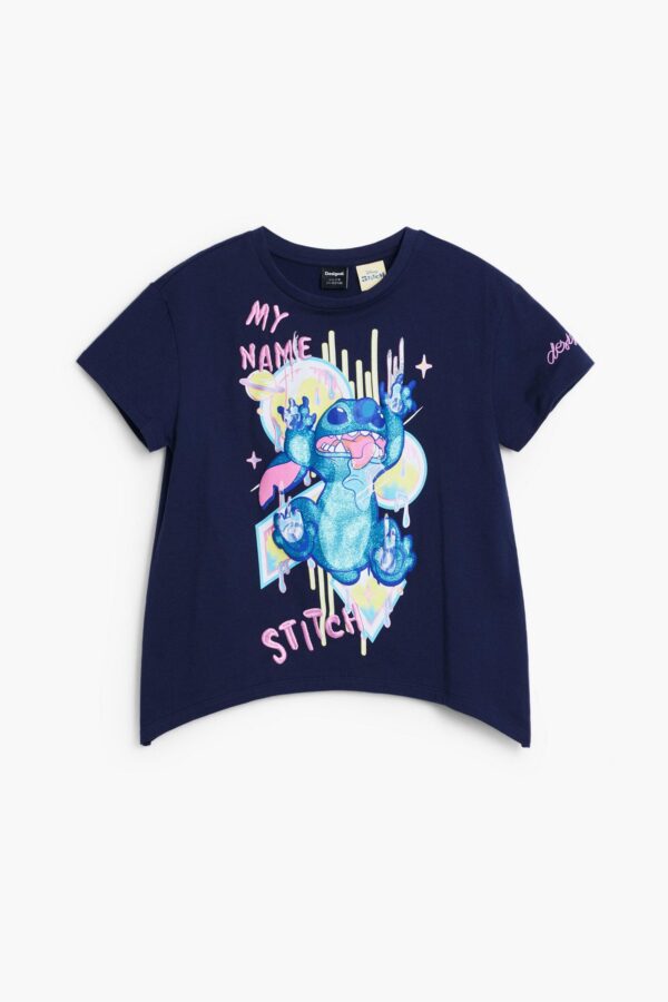 Girls Girls's Stitch V-neck T-shirt