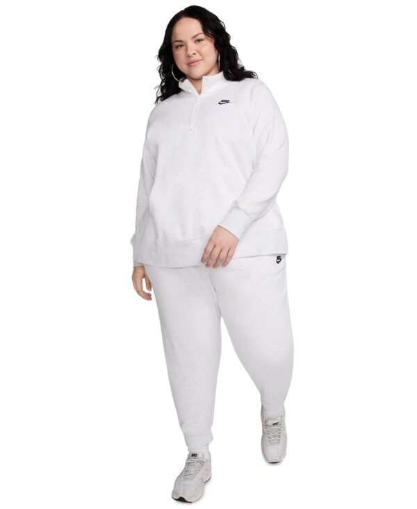 Plus Size Active Sportswear Club 1/2-Zip Fleece Sweatshirt