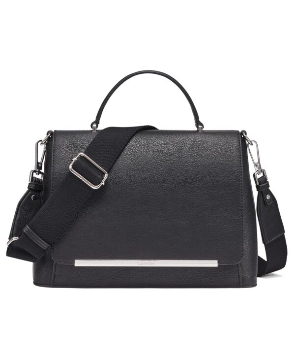 Alia Magnetic Snap Satchel Bag
