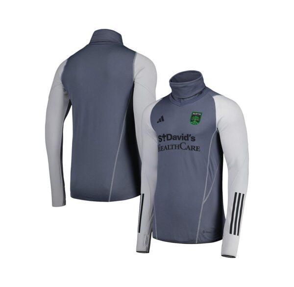 Men's Gray Austin FC Warm Raglan COLD.RDY Sweatshirt