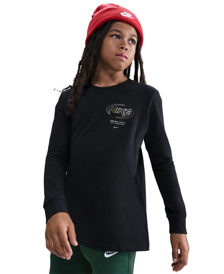 Boys' 8-20 Sportswear Long-Sleeve T-Shirt