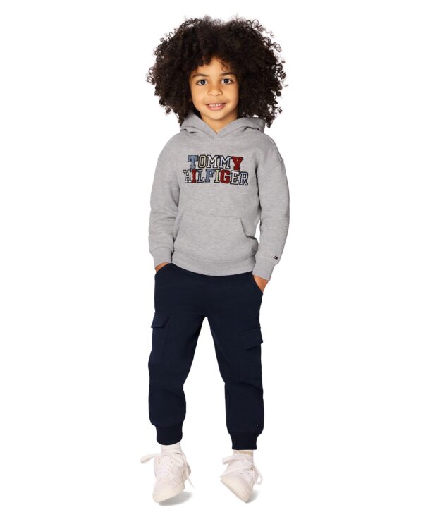 Boys' Toddler 2T-4T Hoodie and Cargo Joggers, 2-Piece Set