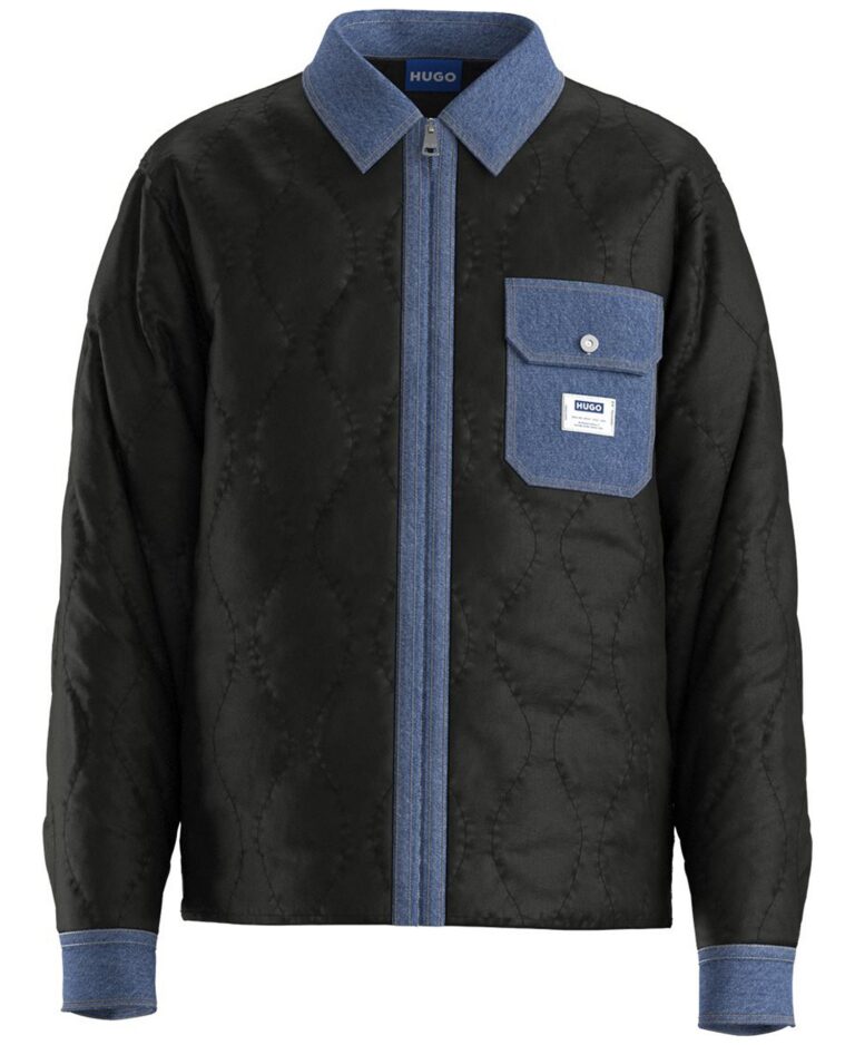 Men's Collared Overshirt Jacket