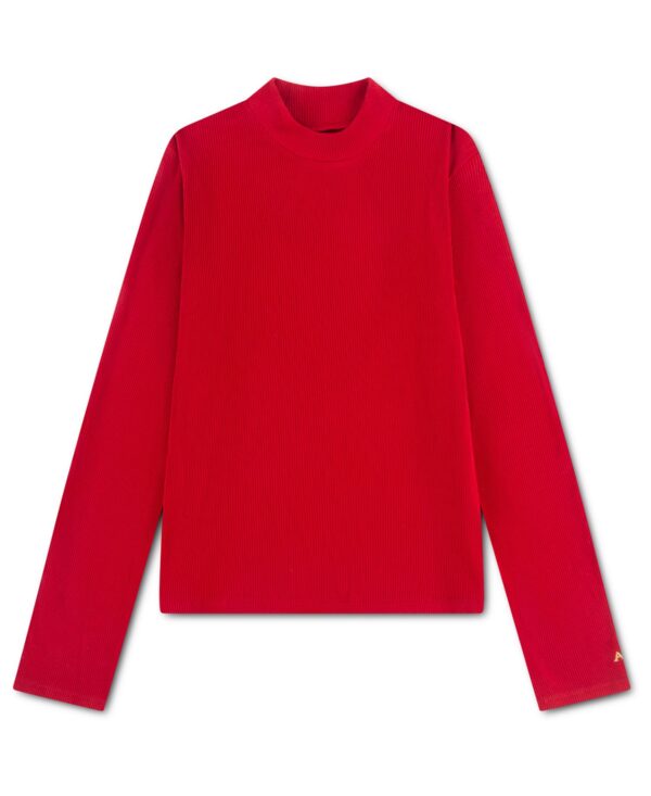 Girls' Mock Neck Long-Sleeve T-Shirt