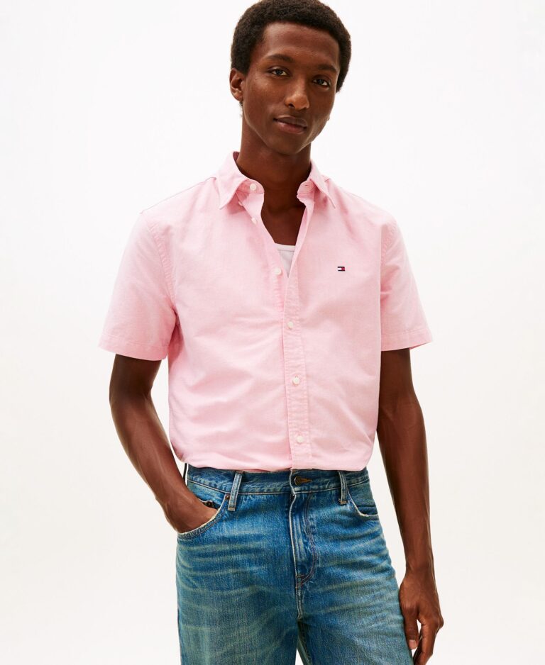 Men's Heritage Short-Sleeve Solid Oxford Shirt